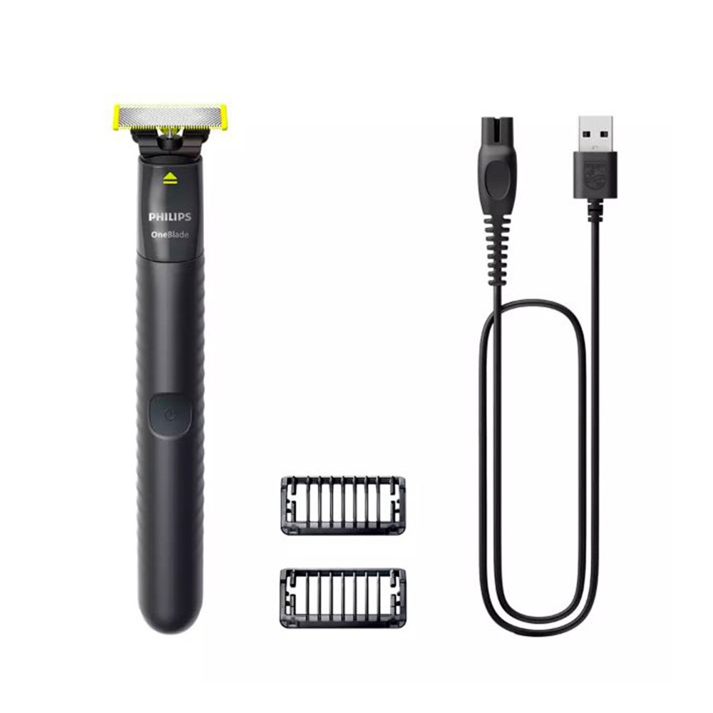 Aparador de Pelos Philips Oneblade QP1424/10 - Prova D´água, Preto, Bivolt