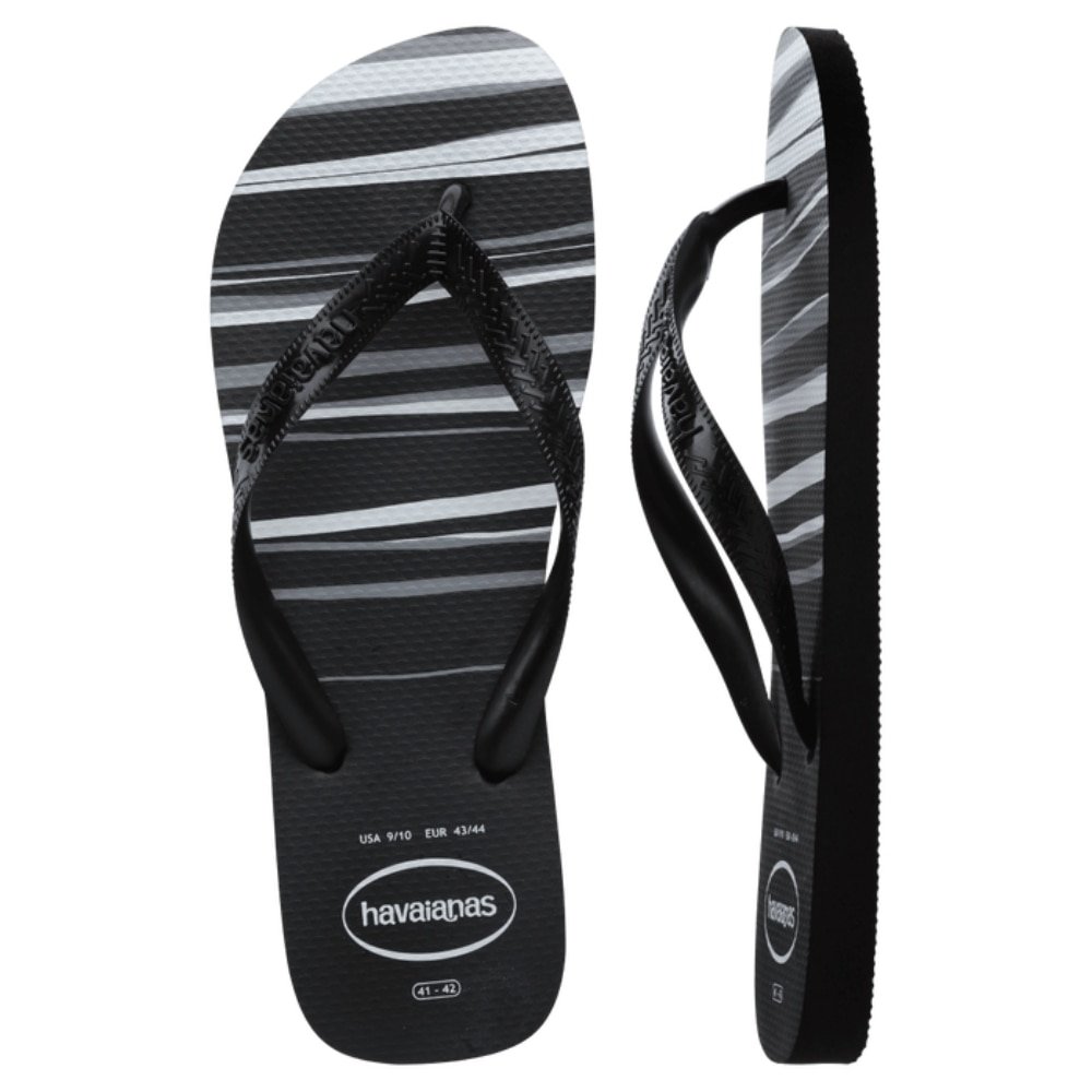 Havaianas Top Basic Preto/Branco 43/4