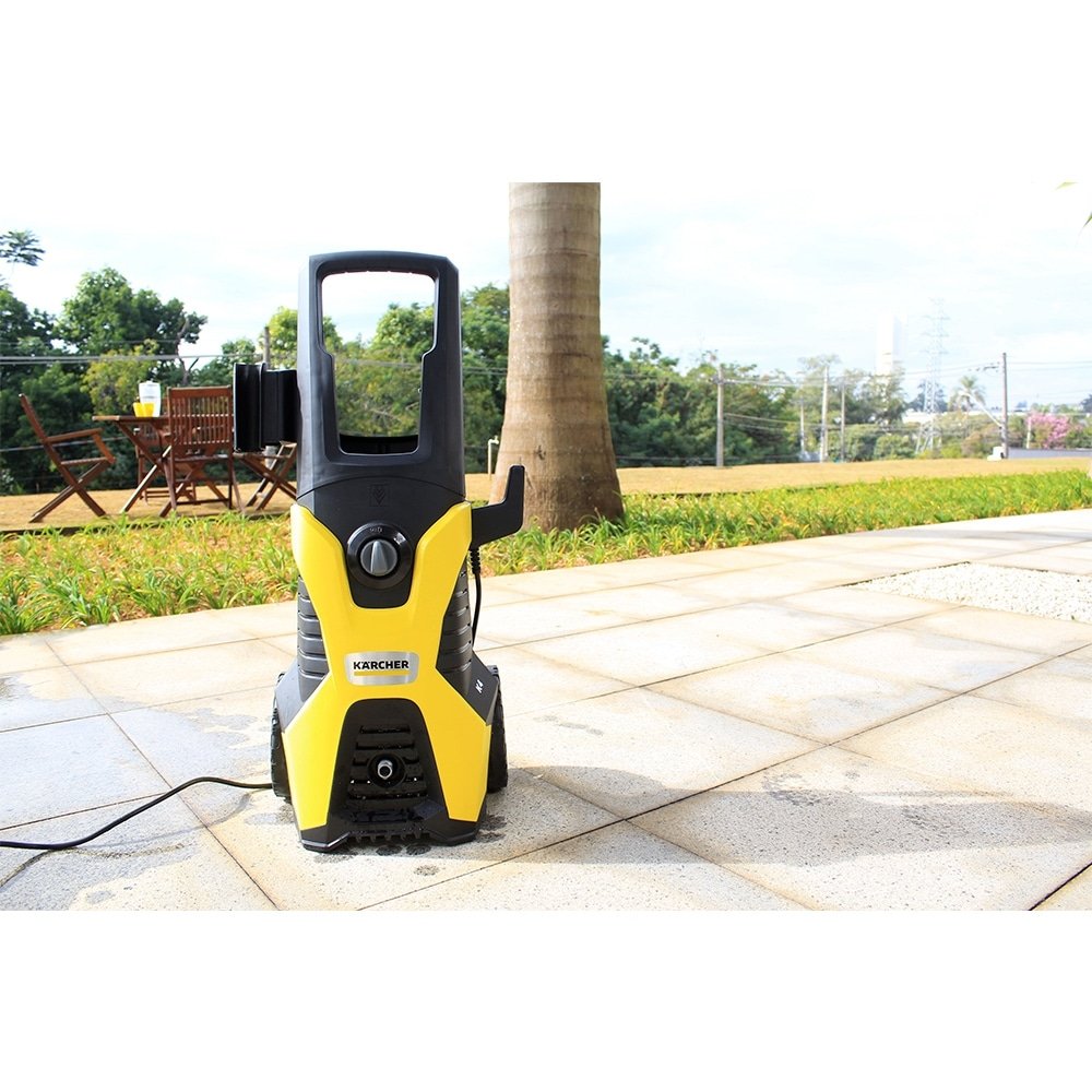 Lavadora de Alta Pressão Karcher K4 1885PSI, 1700W, Amarela/Preto, 110V