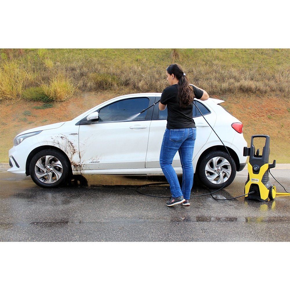 Lavadora de Alta Pressão Karcher K4 1885PSI, 1700W, Amarela/Preto, 110V