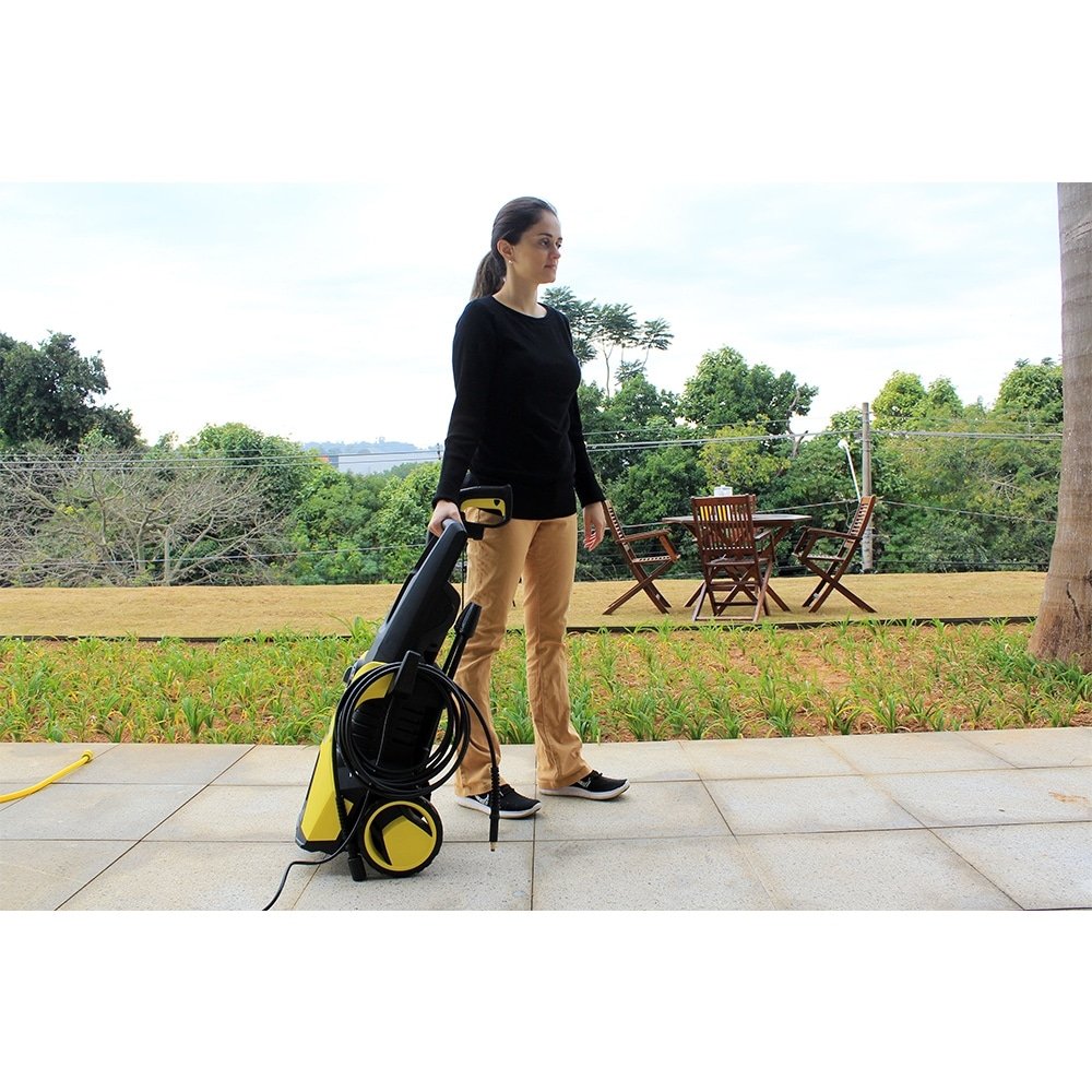 Lavadora de Alta Pressão Karcher K4 1885PSI, 1700W, Amarela/Preto, 110V
