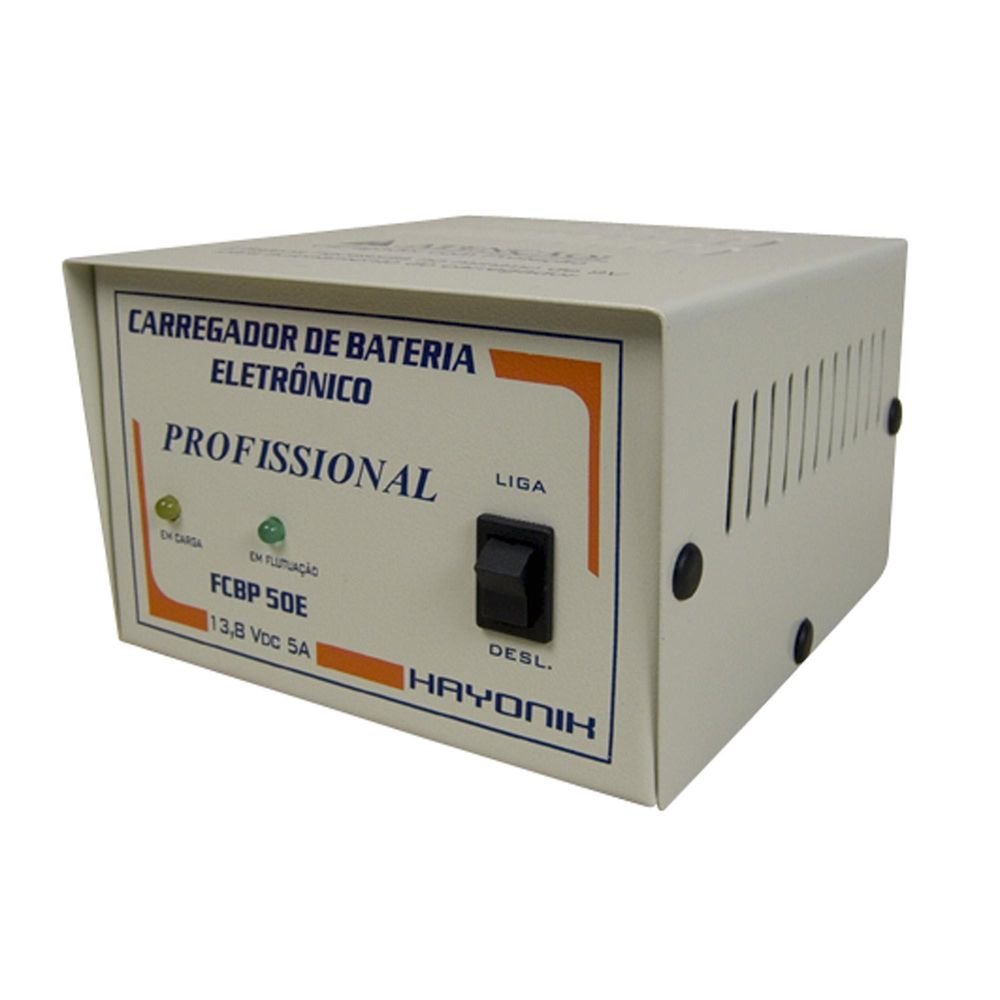 Carregador de Bateria 12V FCBP50E 5A com Flutuação HAYONIK