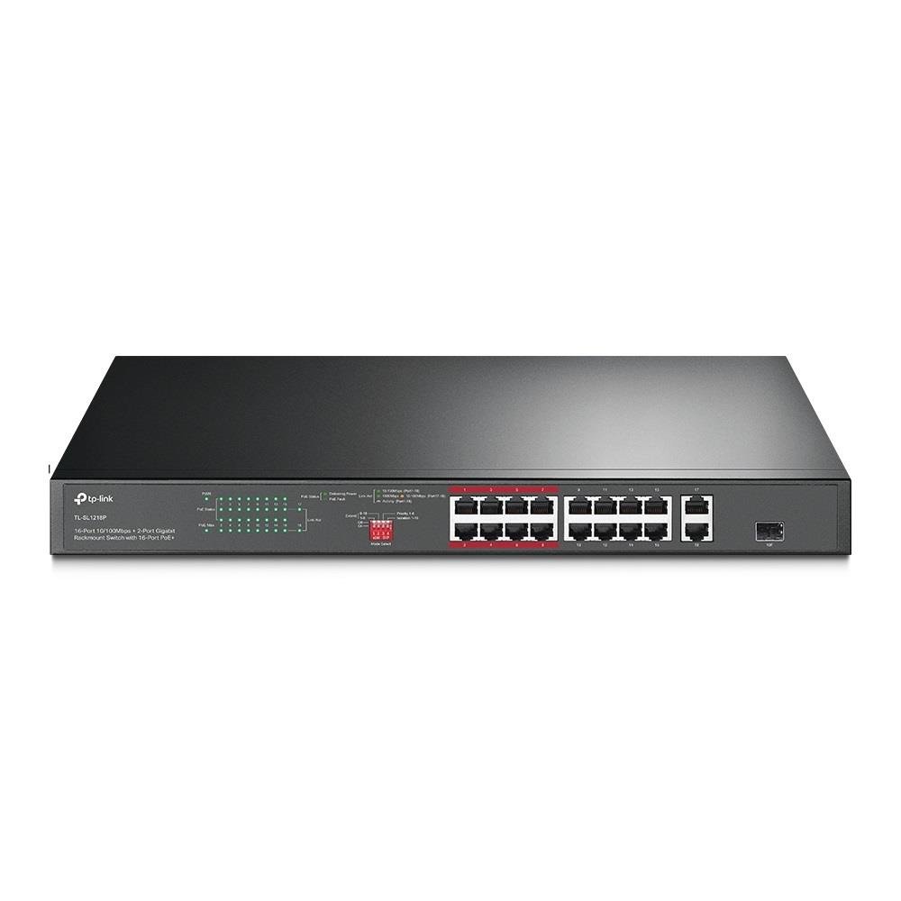 Switch Gerenciável 48 portas TP-Link, L2+, Gigabit PoE+, com 4 Slots SFP, TL-SG3452P