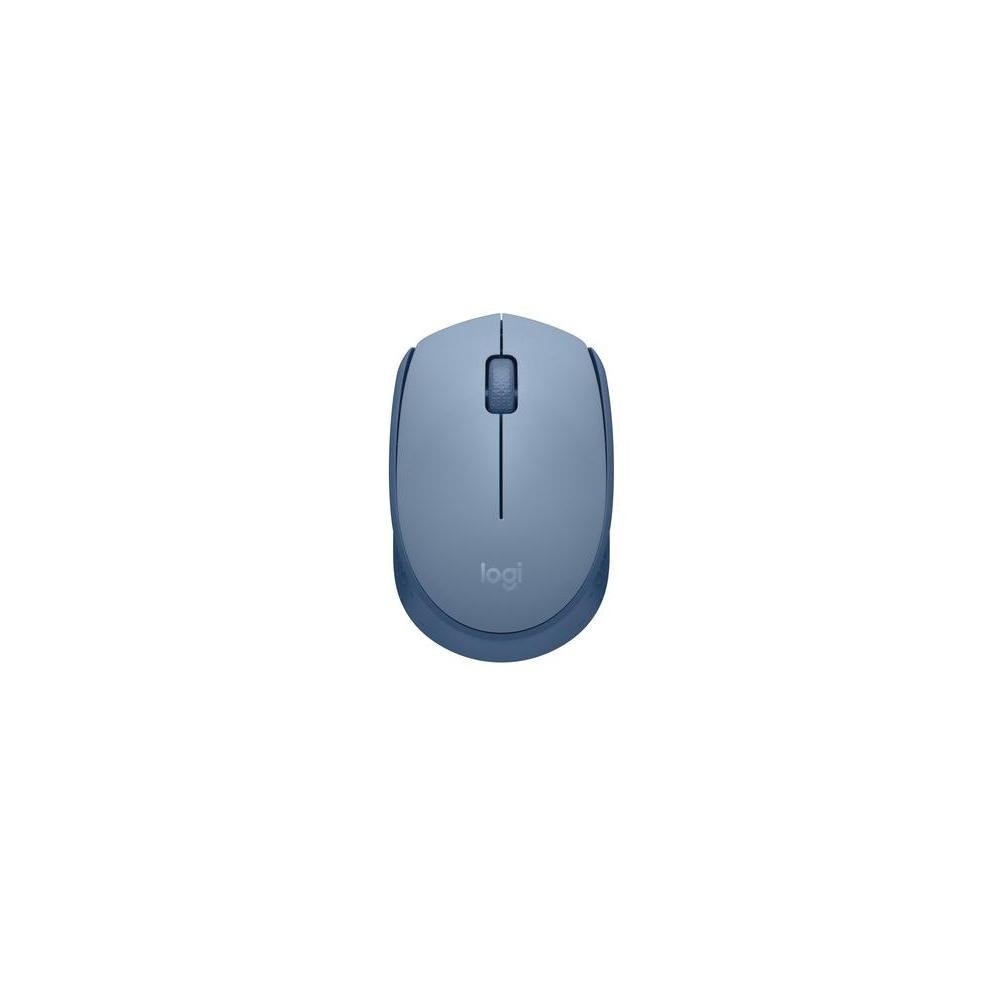 Mouse sem Fio, Receptor Nano, cor Azul - Logitech M170 RC - 910-006863.