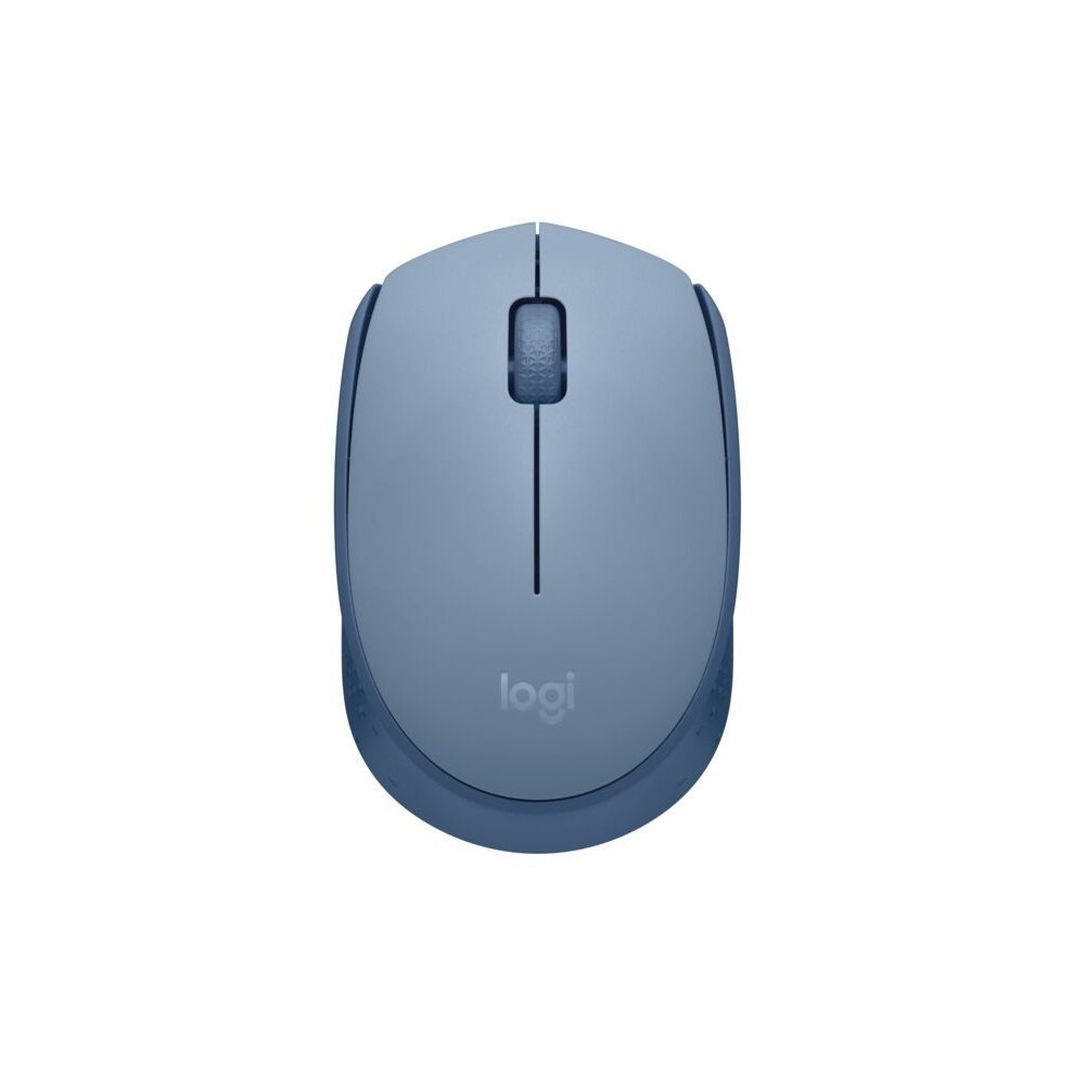 Mouse Sem Fio, Receptor Nano, Cor Azul - Logitech M170 Rc - 910-006863.