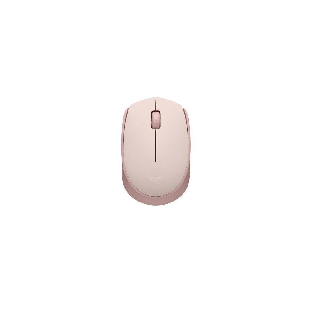 Mouse sem Fio, Receptor Nano, cor Rose - Logitech M170 RC - 910-006862..