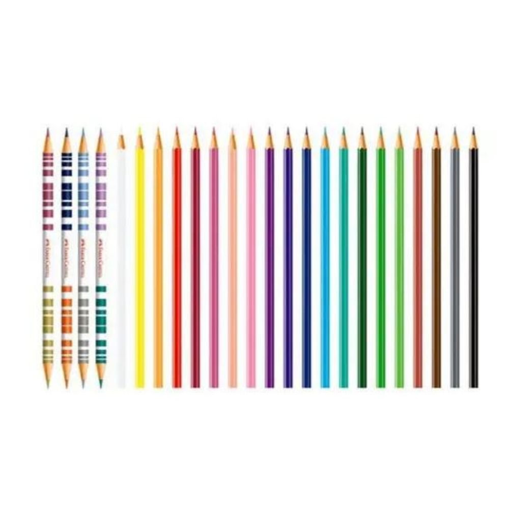 Lapis Cor Faber 20 Cores + 4 Bicolor