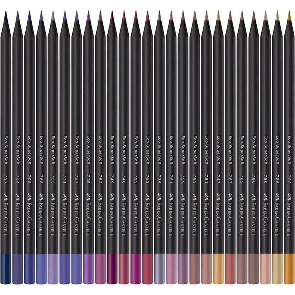 Lápis de Cor Faber Castell Ecolápis Supersoft 100 Cores