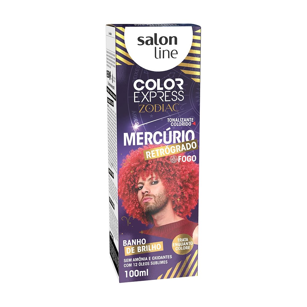 Tonalizante Salon Line Color Express Zodiac S/ Amonia Vermelho 100ml