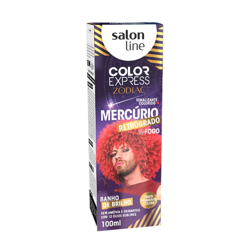 Tonalizante Salon Line Color Express Zodiac S/ Amonia Vermelho 100ml