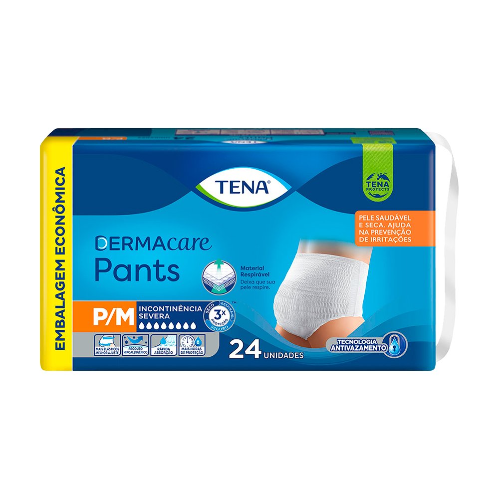 Roupa Intima Tena Dermacare P/M Com 24
