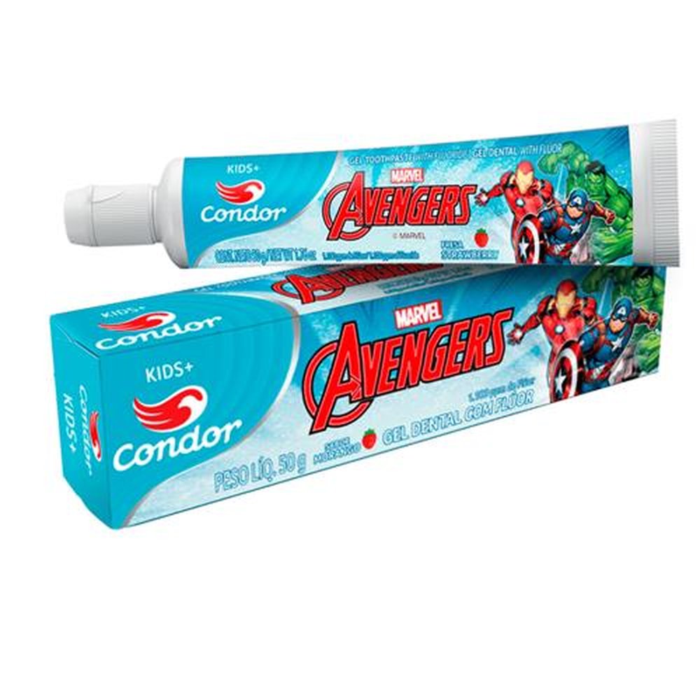 Gel Dental com Fluor Avengers Condor