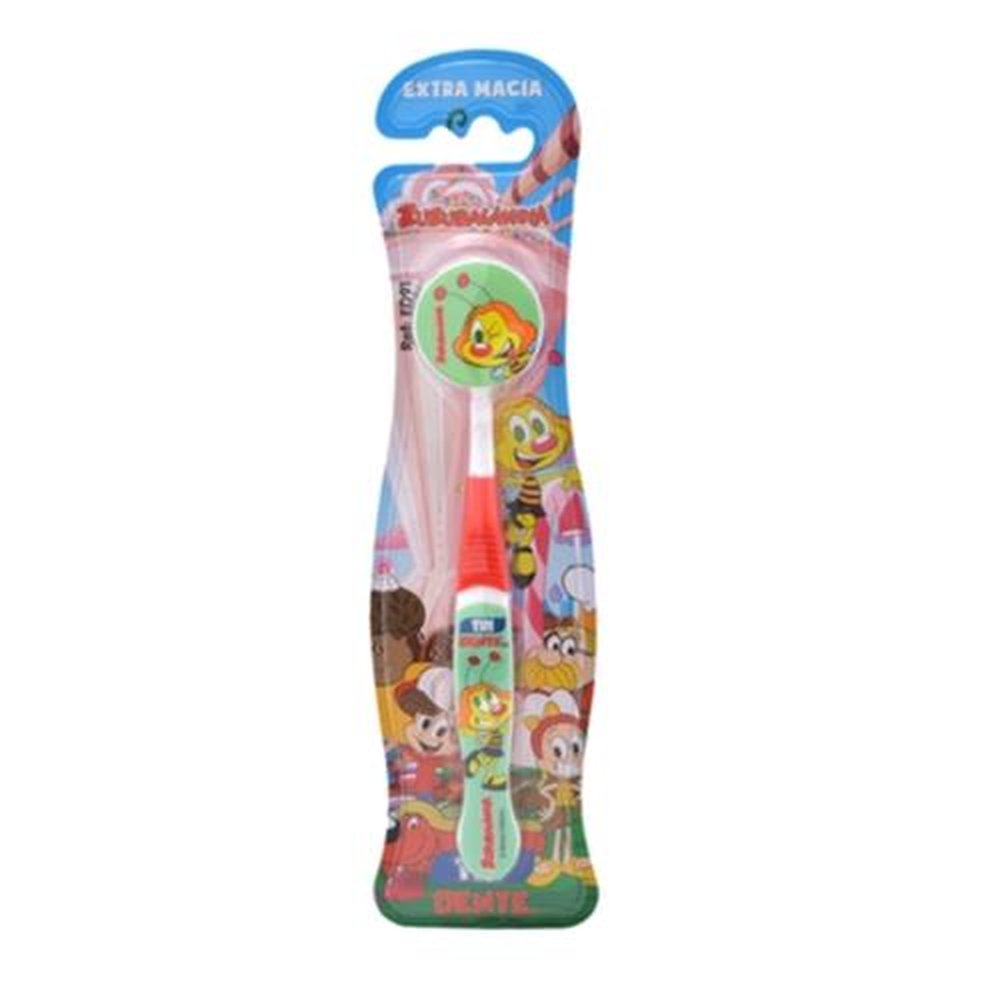 Escova de Dente Infantil com Capa TriDente Zuzubalândia