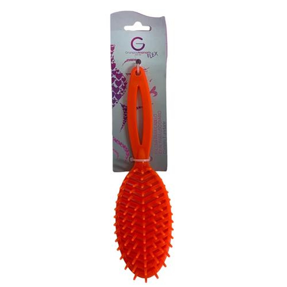 Escova de Cabelo Flex Anamaria Oval Laranja 93 REF51