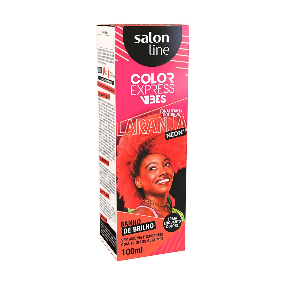 Tinta Salon Line Color Express Orange Pink 100ml