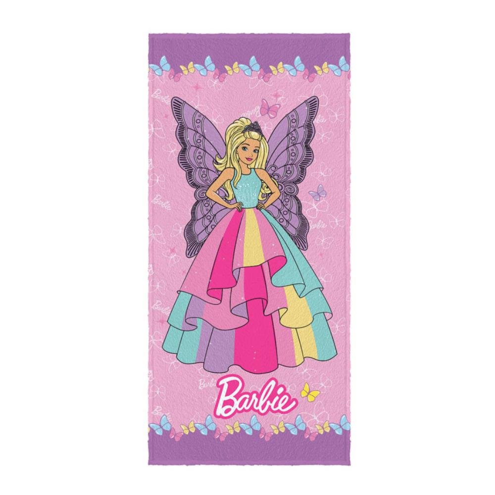 Toalha De Banho Infantil Lepper Barbie