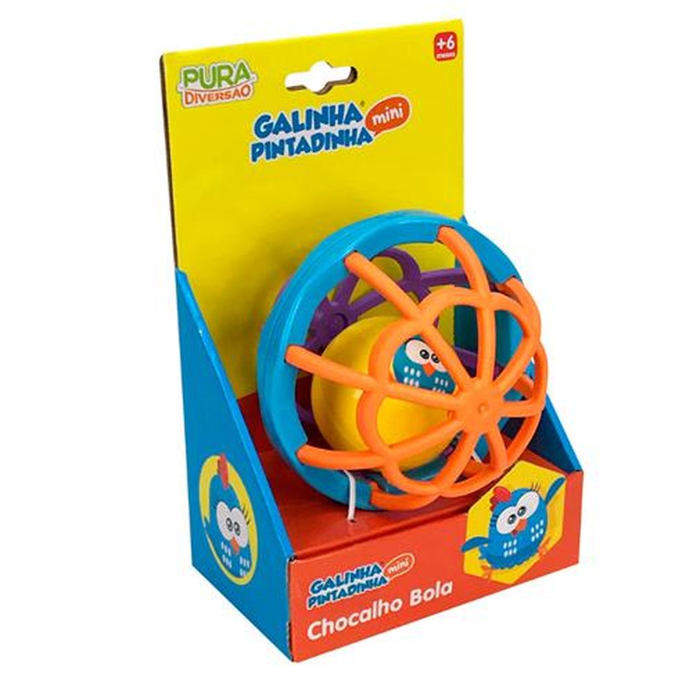 Chocalho Bola Da Galinha Pintadinha