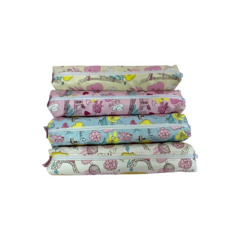 Estojo Escolar Estampa Paris Winth - Ref: WPE00691 cor:branco