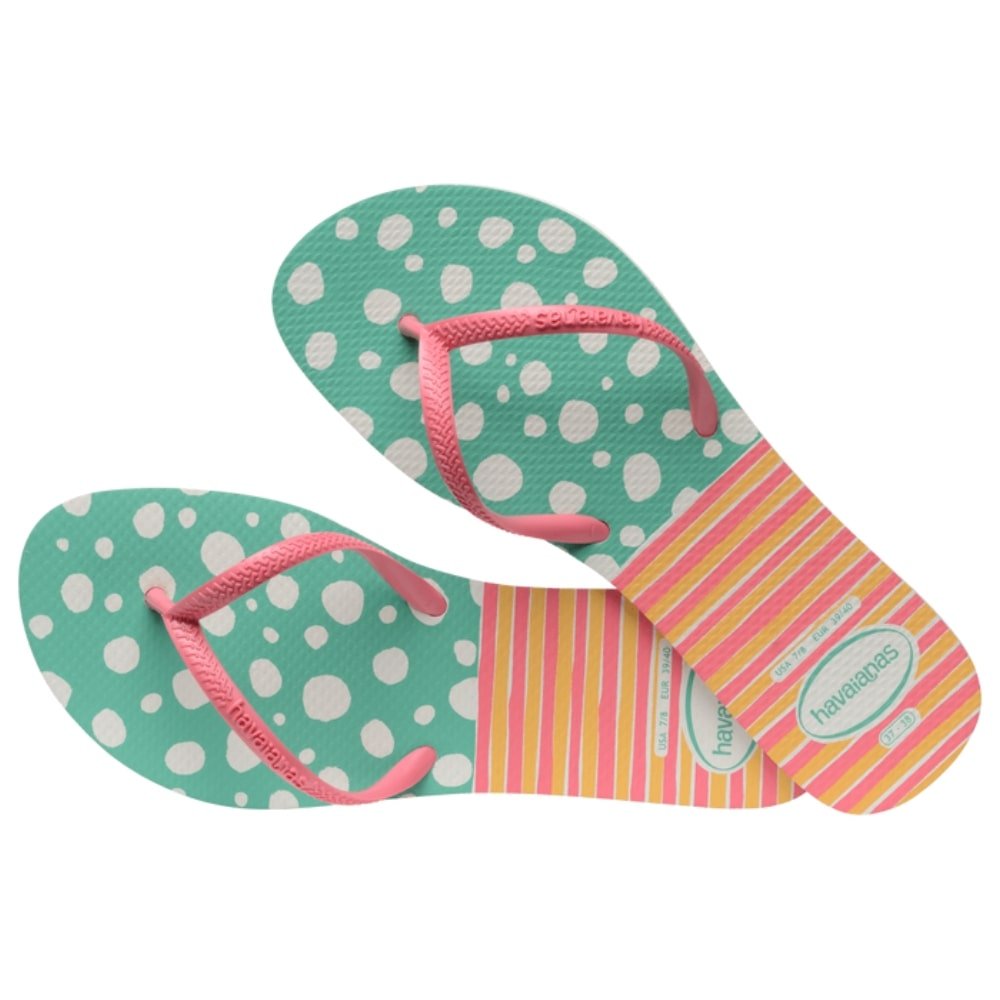 Havaianas Flat Mix Branco/Rosa 35/6