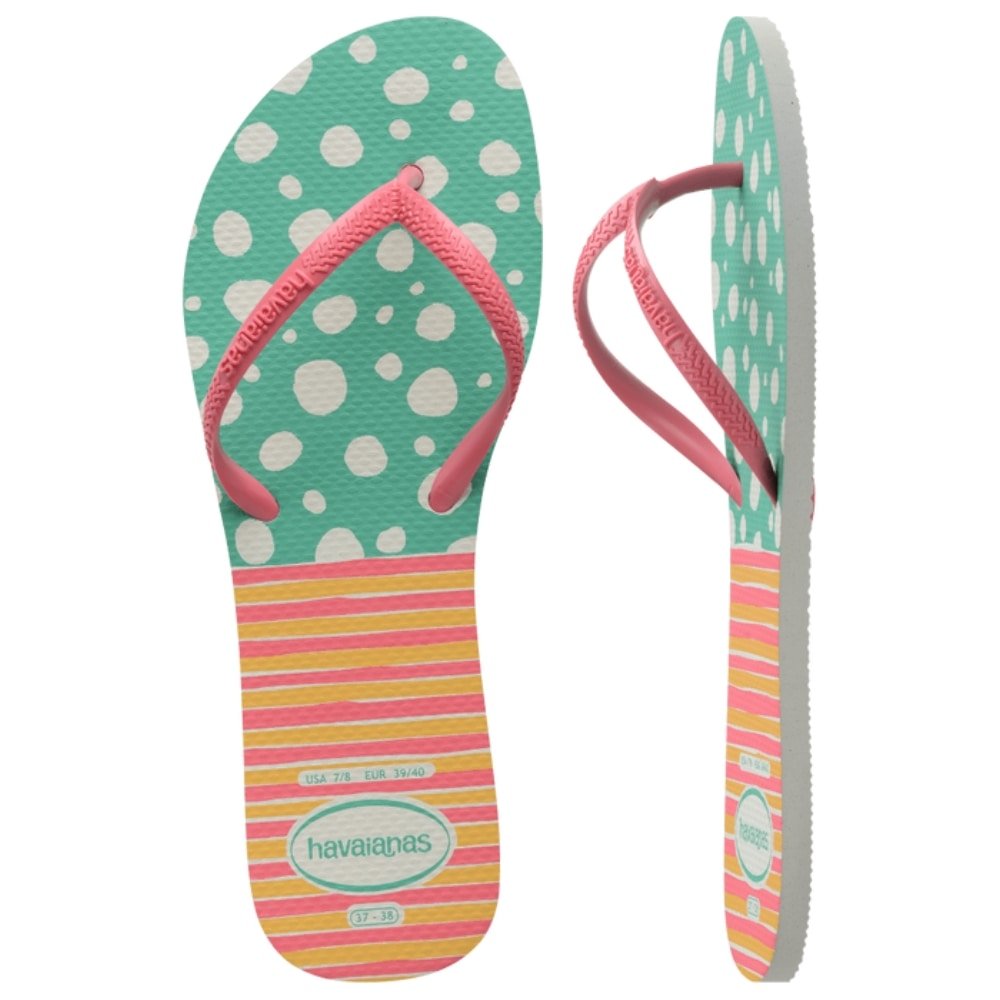 Havaianas Flat Mix Branco/Rosa 35/6