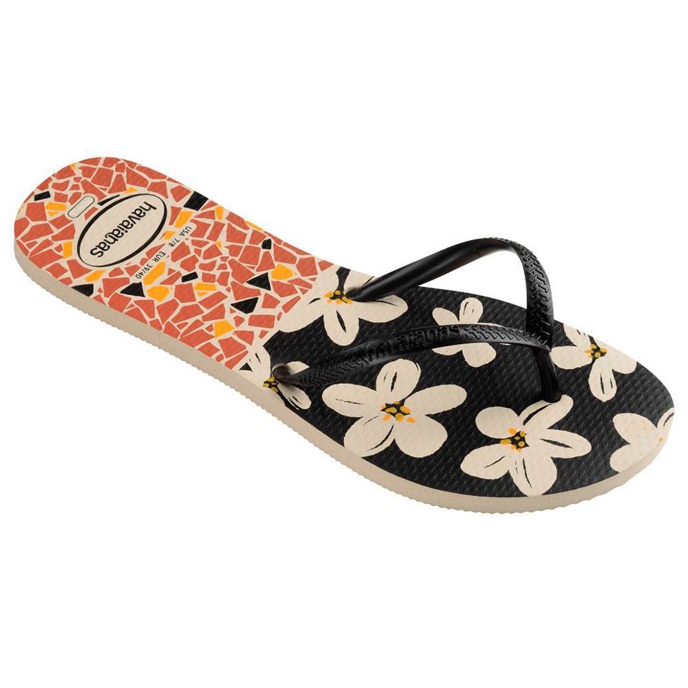 Havaianas Flat Mix Bege/Preto 35/6