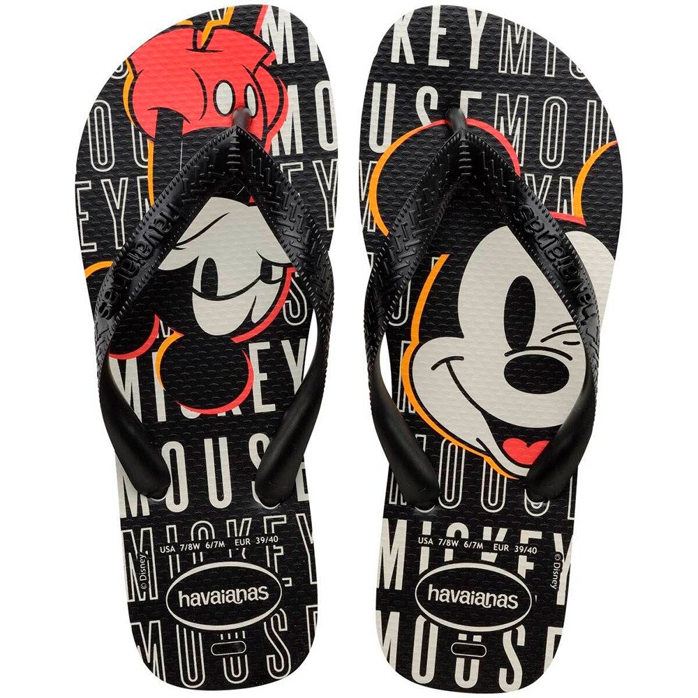 Havaianas Top Disney Branco/Preto/Preto 37/8