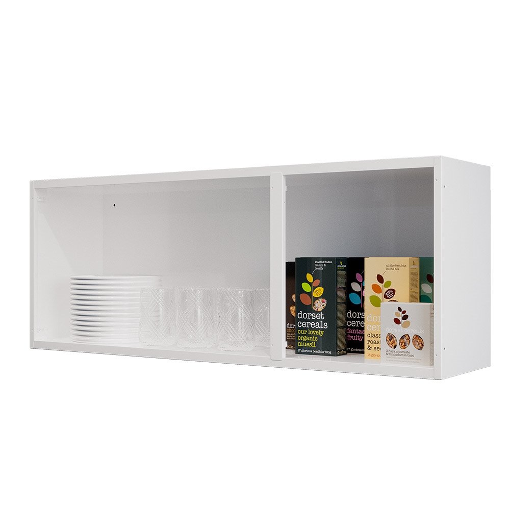 Armário de Cozinha Rose Itatiaia em Aço 3 Portas Branco