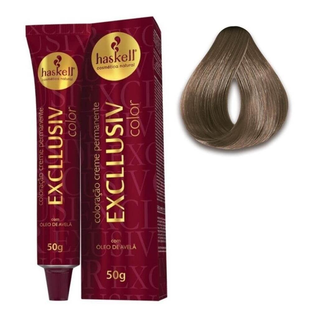 Coloração Haskell Excllusiv Color 50g 8.0 Louro Claro