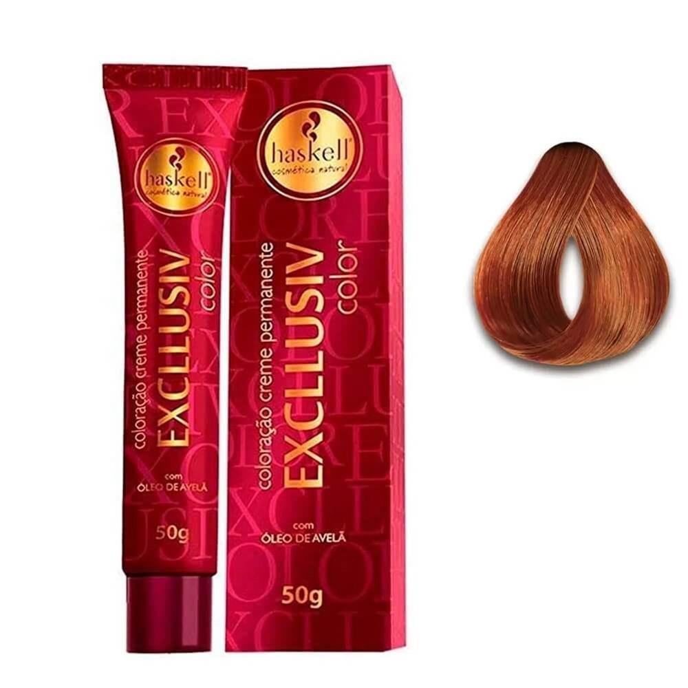 Coloração Haskell Excllusiv Color 50g 8.40 Louro Claro Acobreado