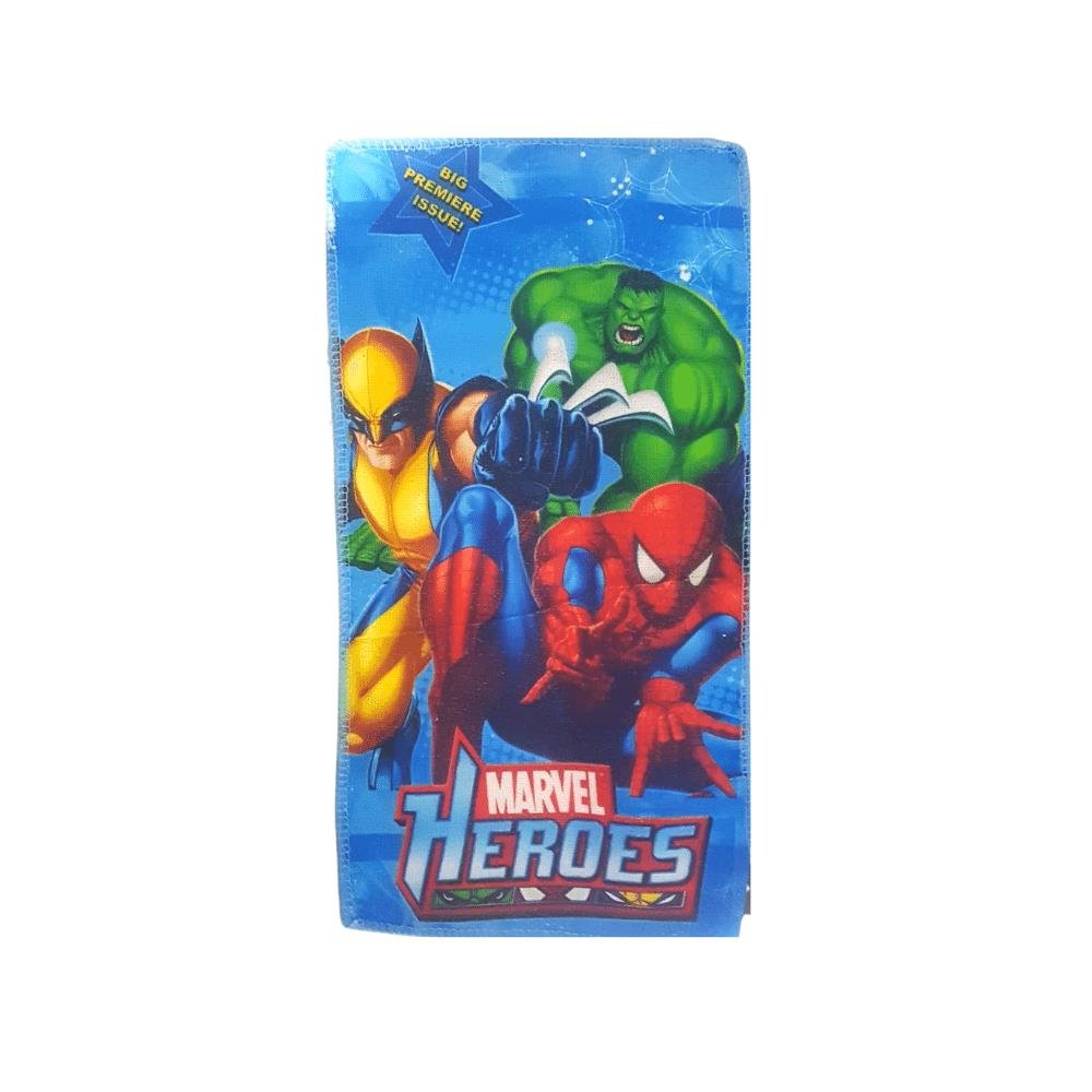 Toalha para Lancheira de Microfibra Mutual 100% Poliéster personagens:superherois