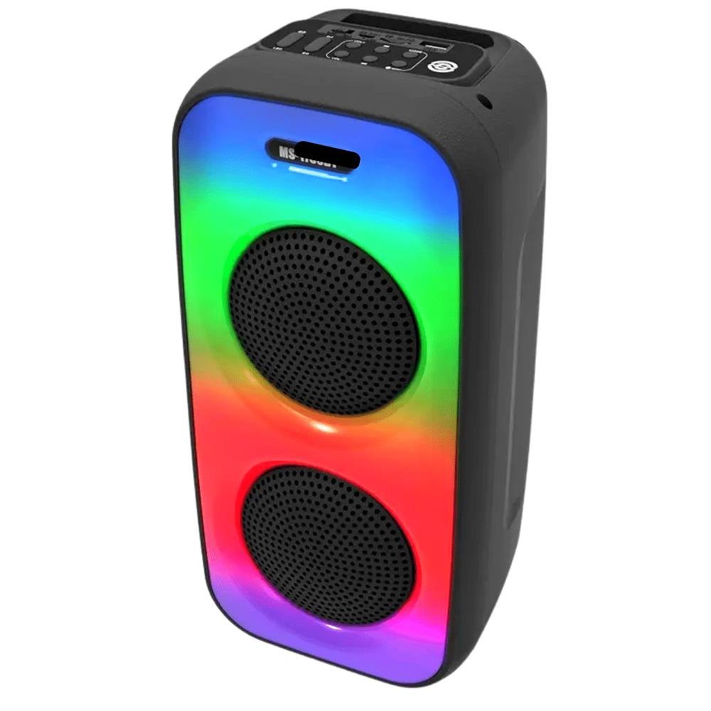 Caixa De Som Bluetooth Grande Pendrive USB Auxiliar Microfone