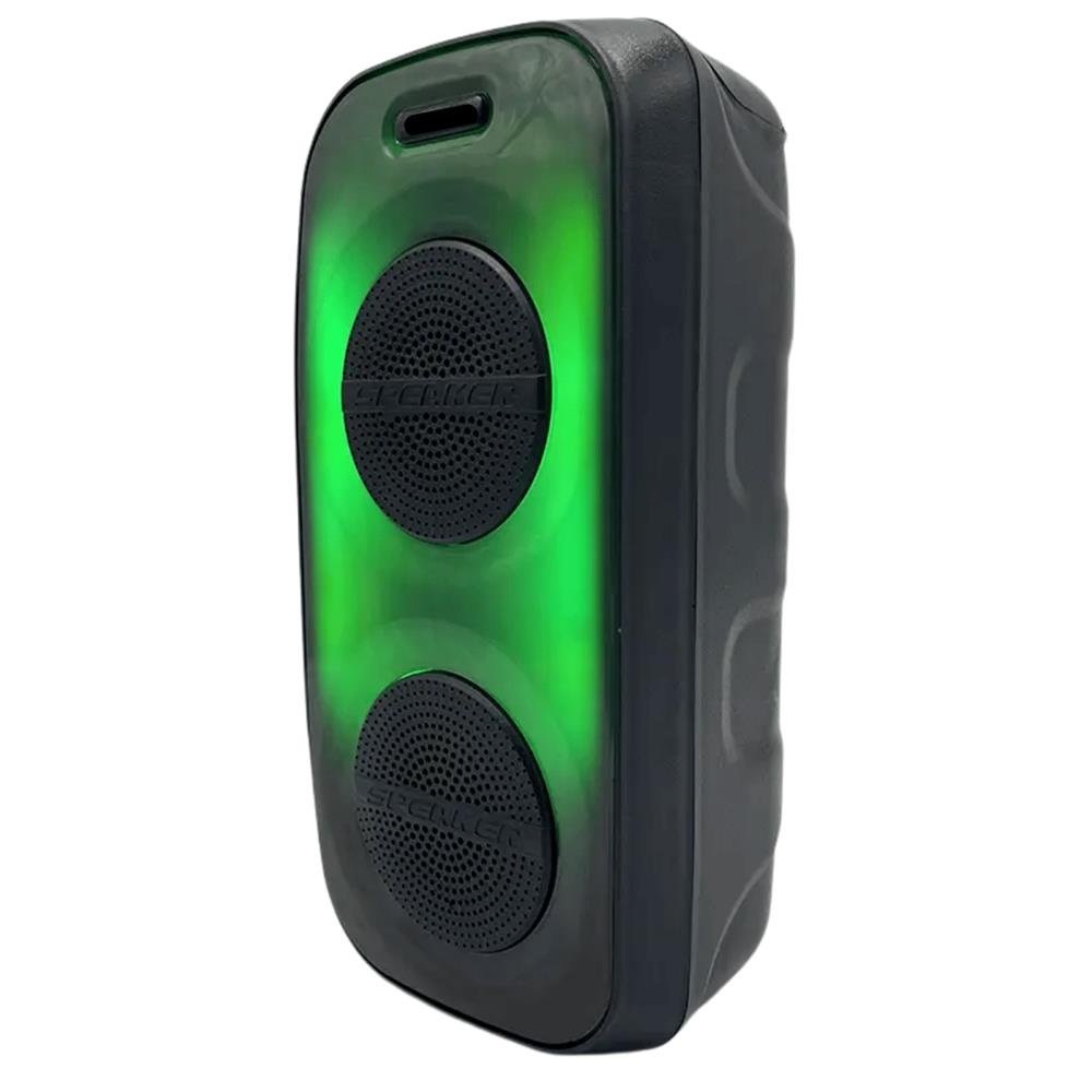 Caixa De Som Bluetooth Grande Pendrive USB Auxiliar Microfone