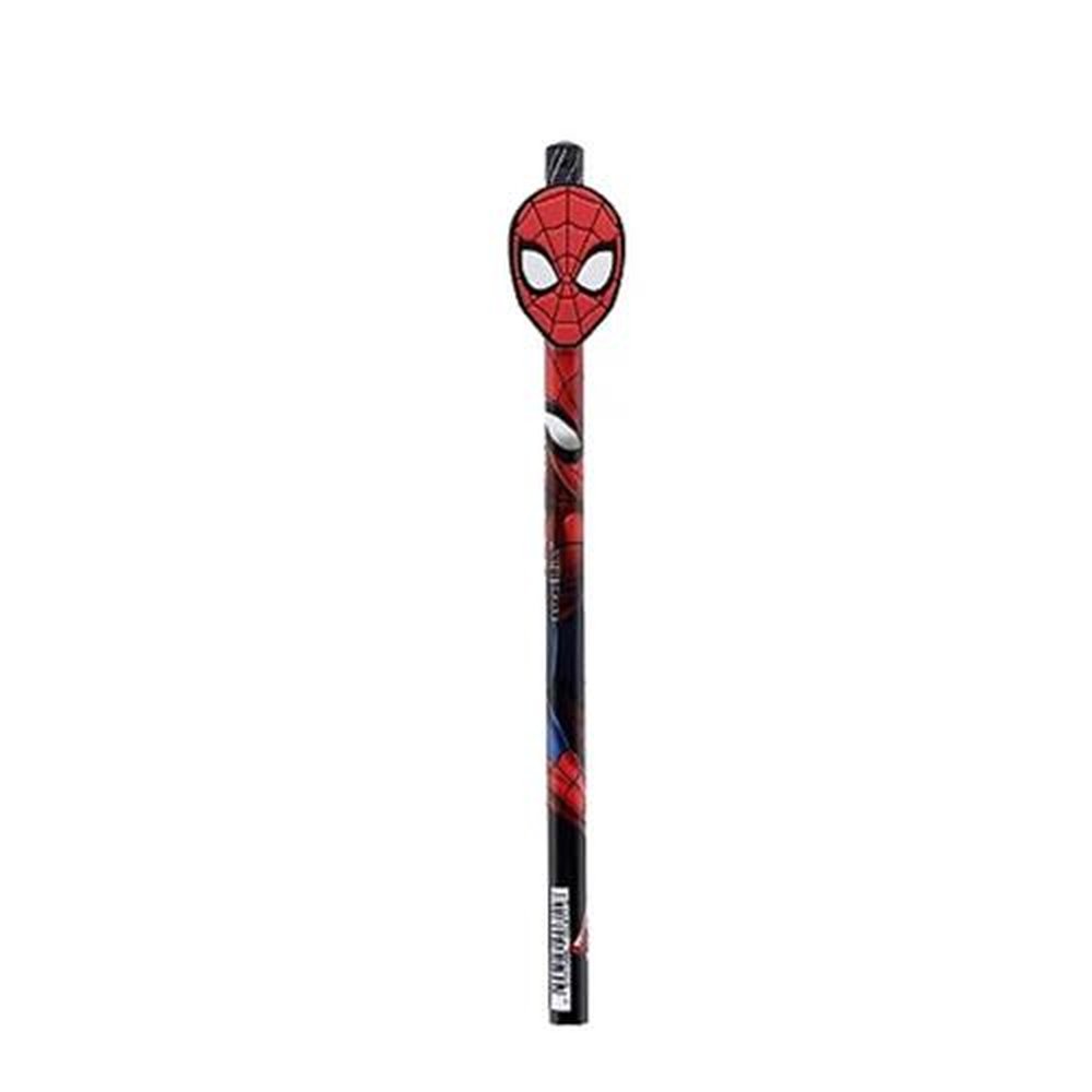 Lápis Preto HB Homem Aranha Com Ponteira Molin - Sortidos