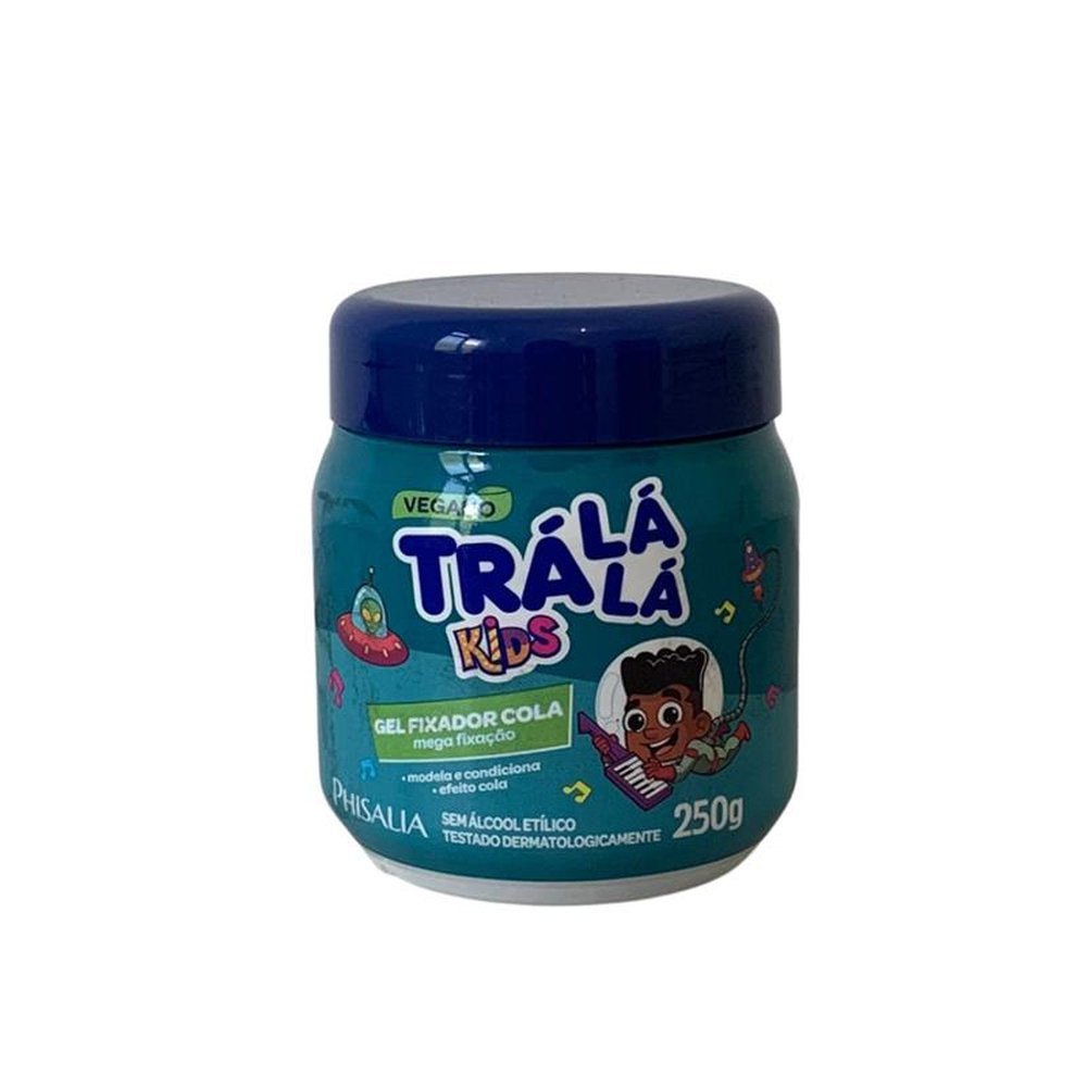 Gel Fixador Cola Infantil Mega Fixação Trá Lá Lá Kids 250g
