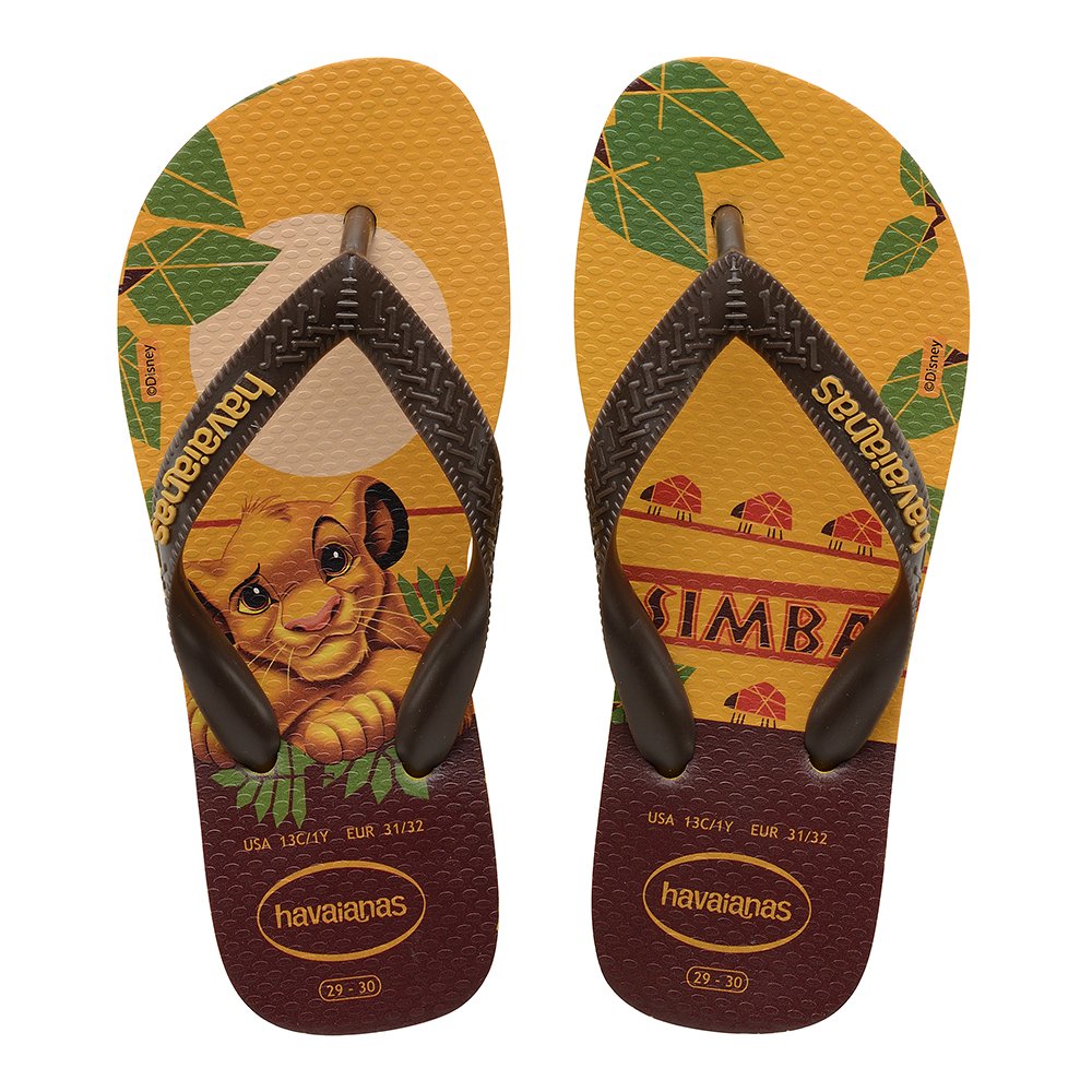 Havaianas Kids Lion King Amarelo Banana 45/46