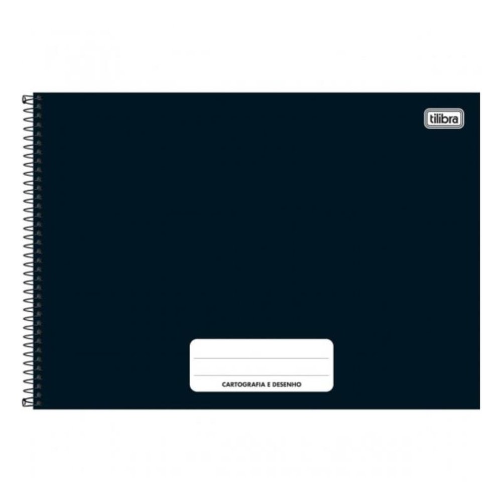 Caderno de Desenho e Cartografia Pepper Tilibra 80 Folhas