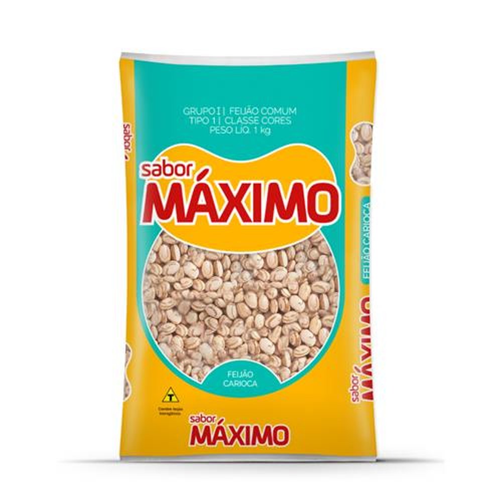 Feijão Carioca Maximo A Embalagem 10X1Kg