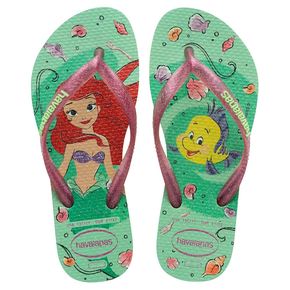 Havaianas Kids Slim Princess Verde/Verde Chá 27/8