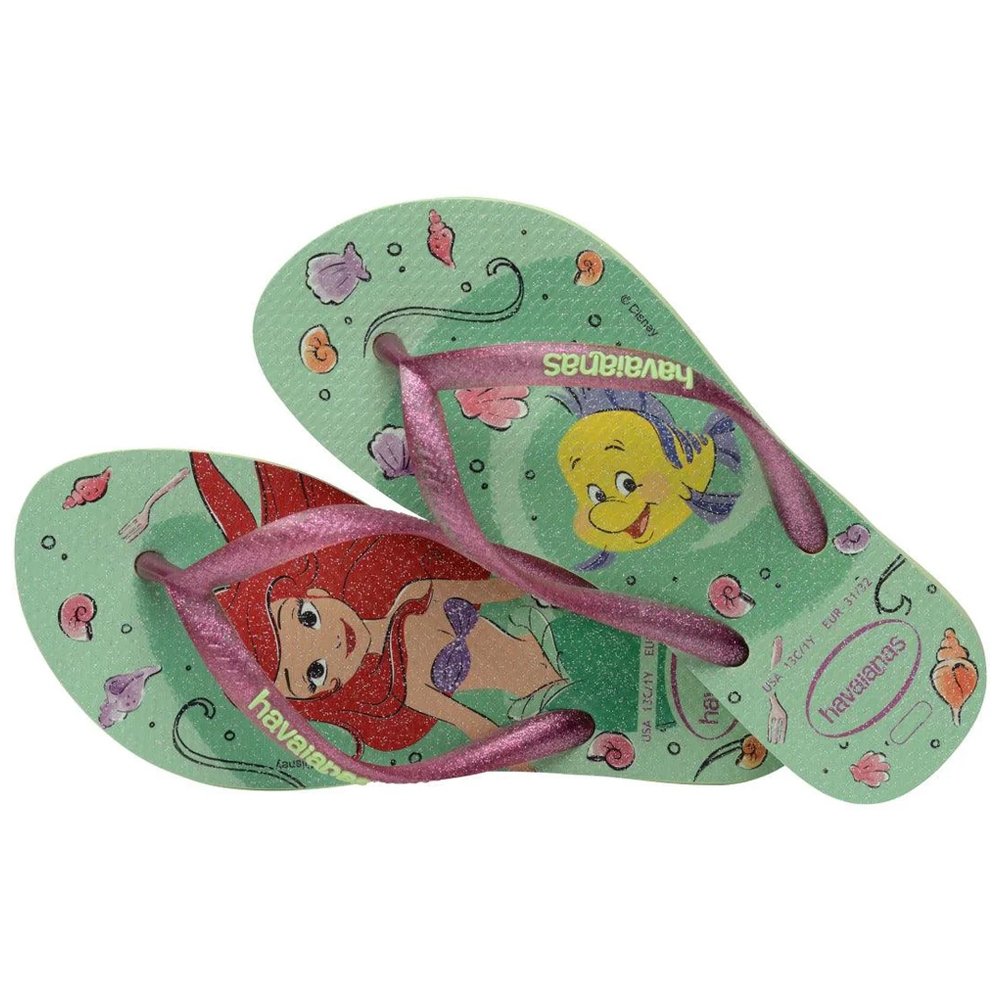 Havaianas Kids Slim Princess Verde/Verde Chá 27/8