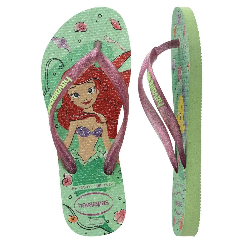 Havaianas Kids Slim Princess Verde/Verde Chá 27/8