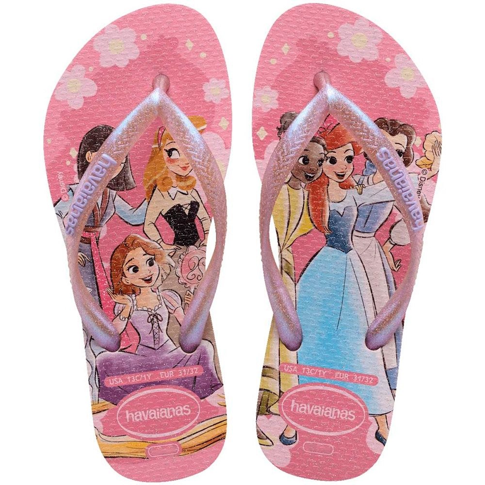 Havaianas Kids Slim Princess Rosa Peônia 33/4