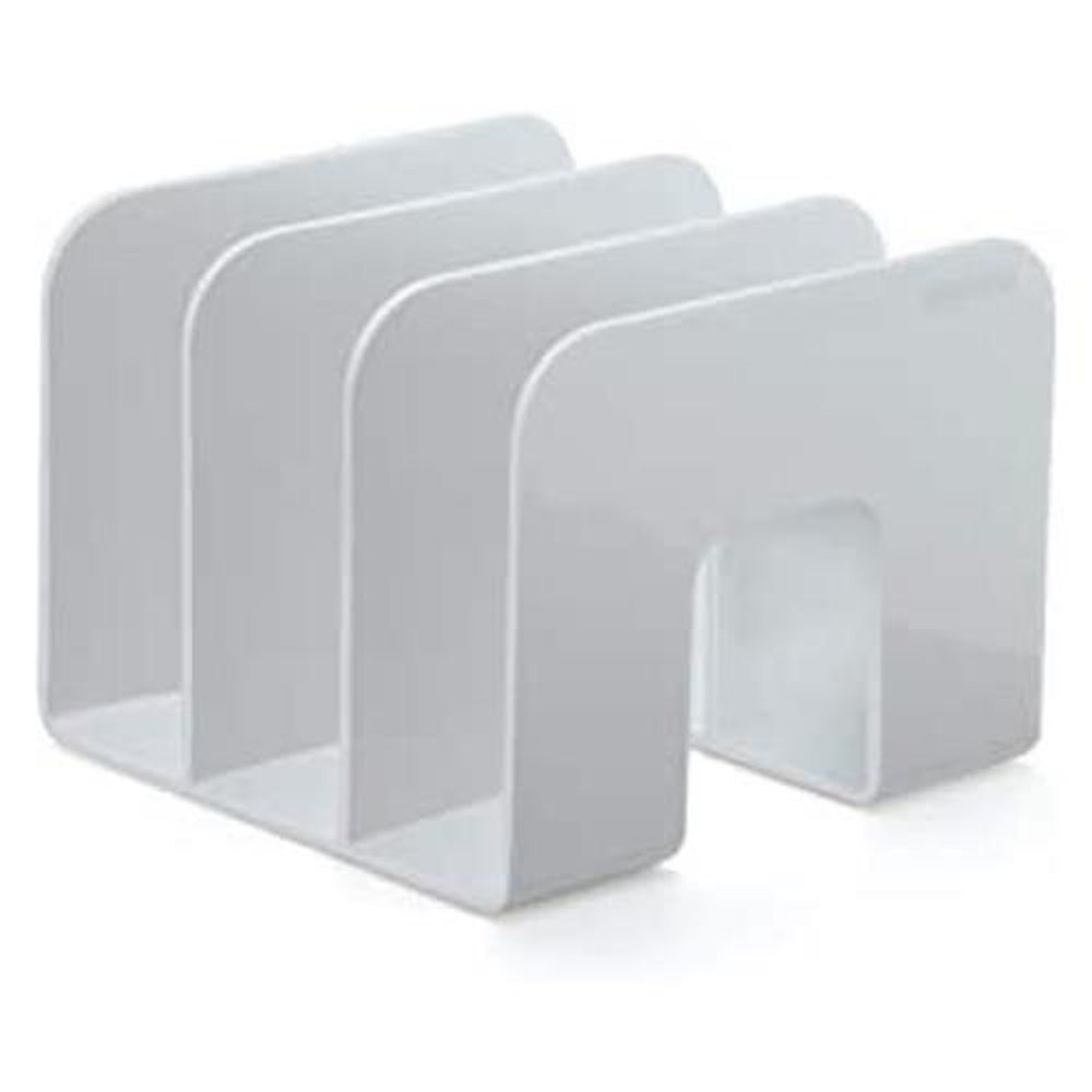 Organizador de Livros Standard Branco Waleu Com 03 Divisórias