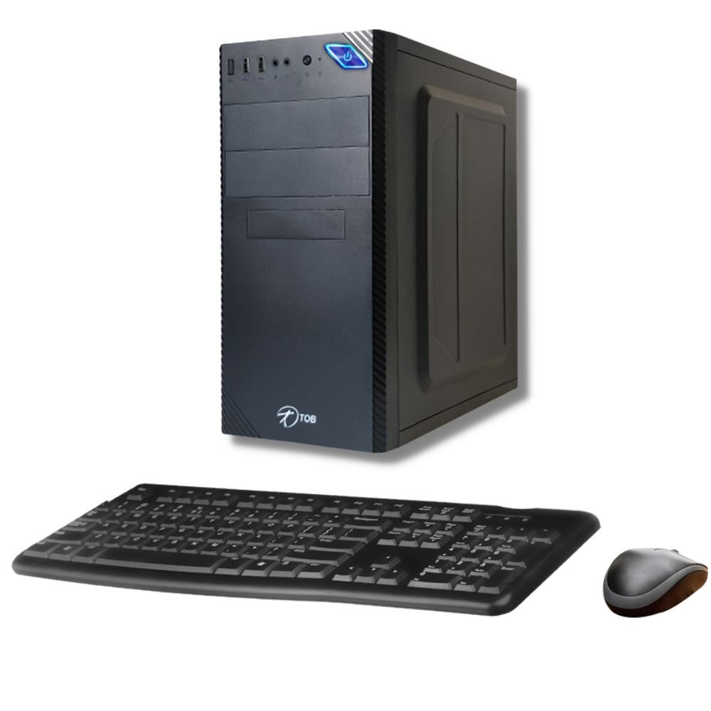 Computador Completo TOB Intel Core i5 com SSD 960GB Memória 16GB + Windows 10 Pro Trial + Teclado e Mouse + Monitor 21.5" Desktop PC CPU