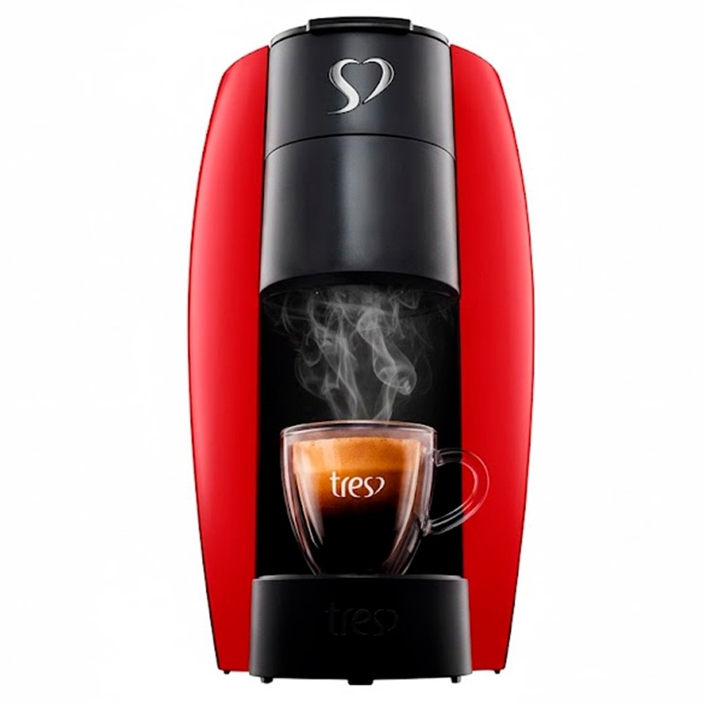 Cafeteira Expresso Tres Corações LOV Vermelho 110V