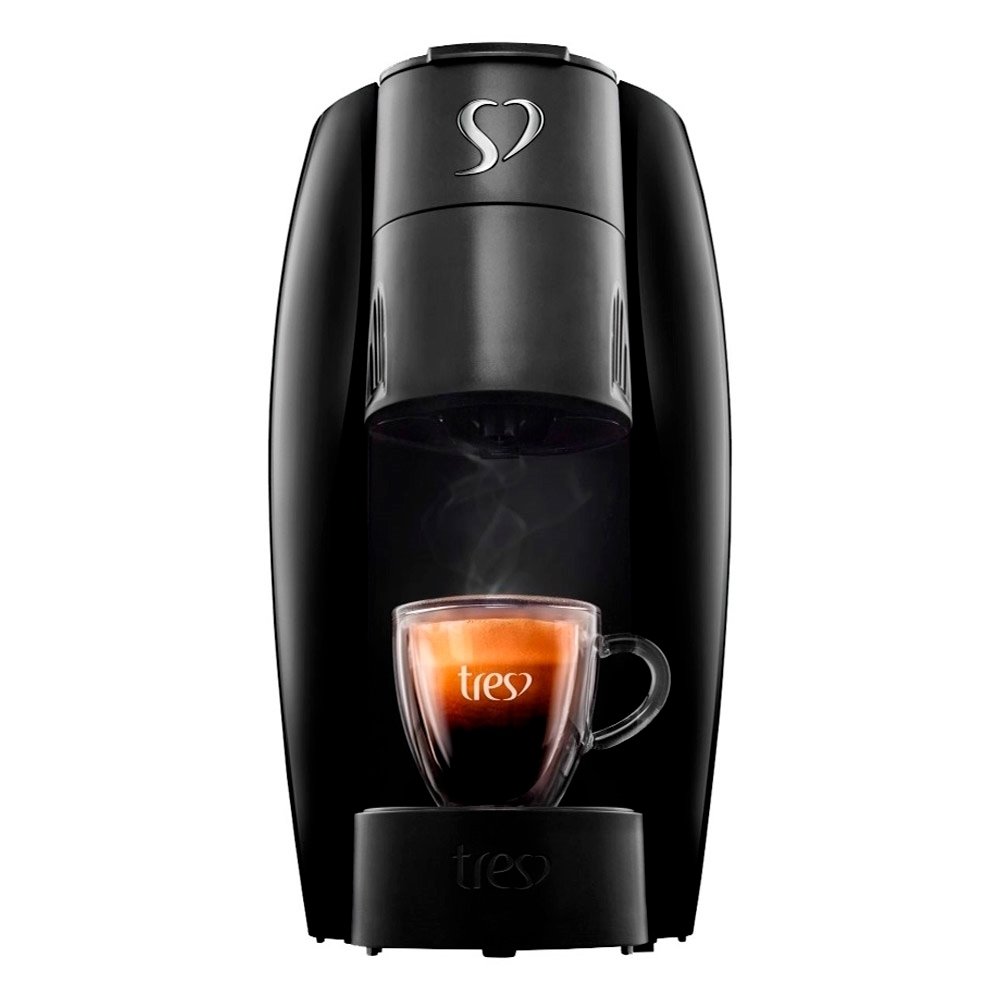 Cafeteira Expresso Tres Corações LOV Preto 110V