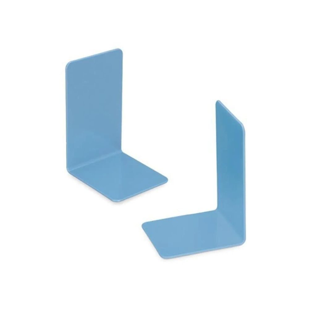 Bibliocanto Suporte para Livros Cds e Dvds Azul Pastel Com 02 Unidades
