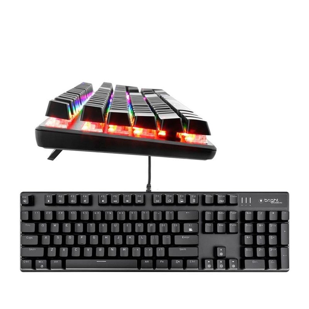 Teclado Mecânico Gamer Brigh Tank Gtc560, Usb, Preto