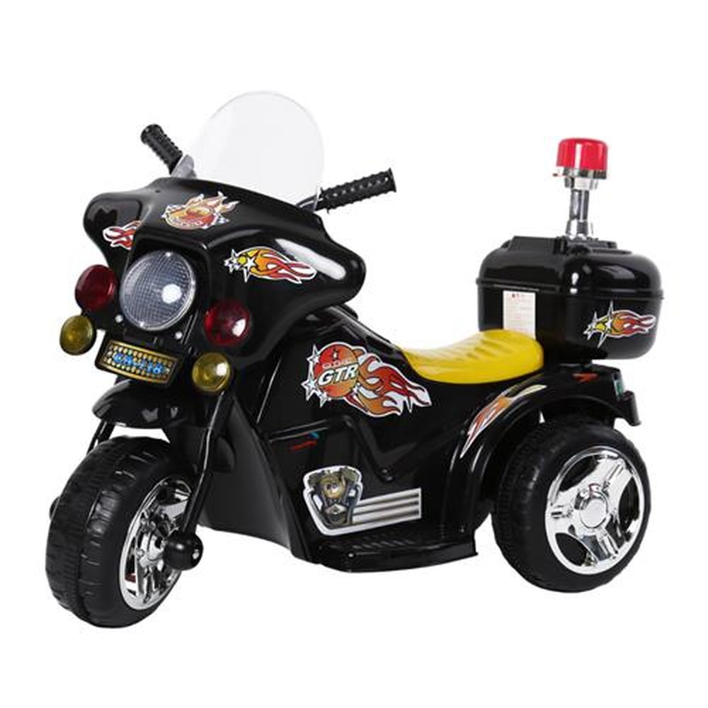 Mini Moto Elétrica Infantil Preta