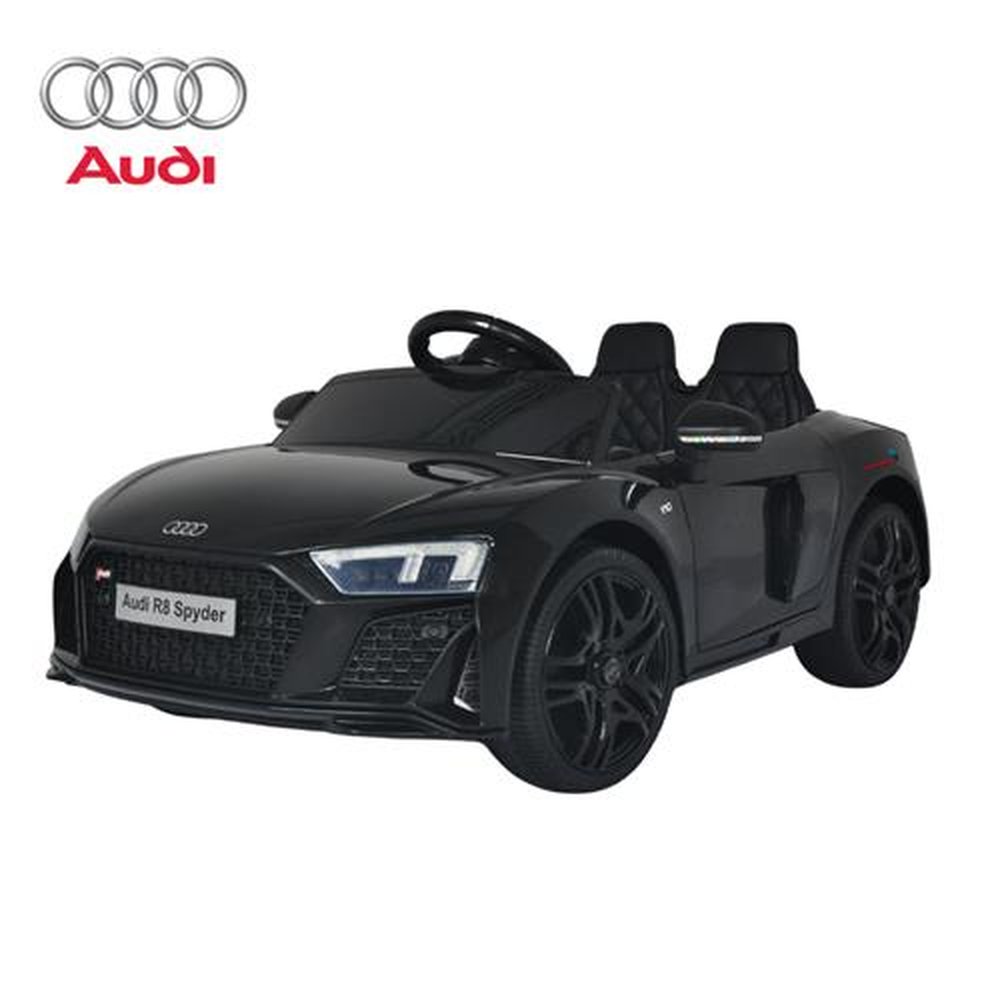 Mini Carro Elétrico 12V Audi R8 Spyder Licenciado Preto