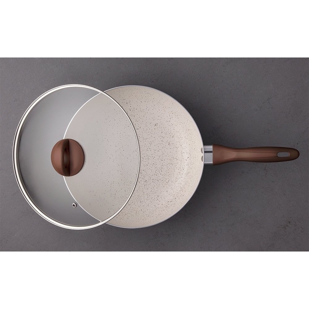 Jogo de Panela Brinox Ceramic Life Smart Plus Vanilla 4 Peças